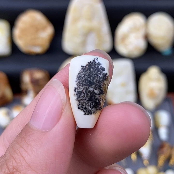 琥珀未镶嵌裸石11白蜡奥利奥y55
