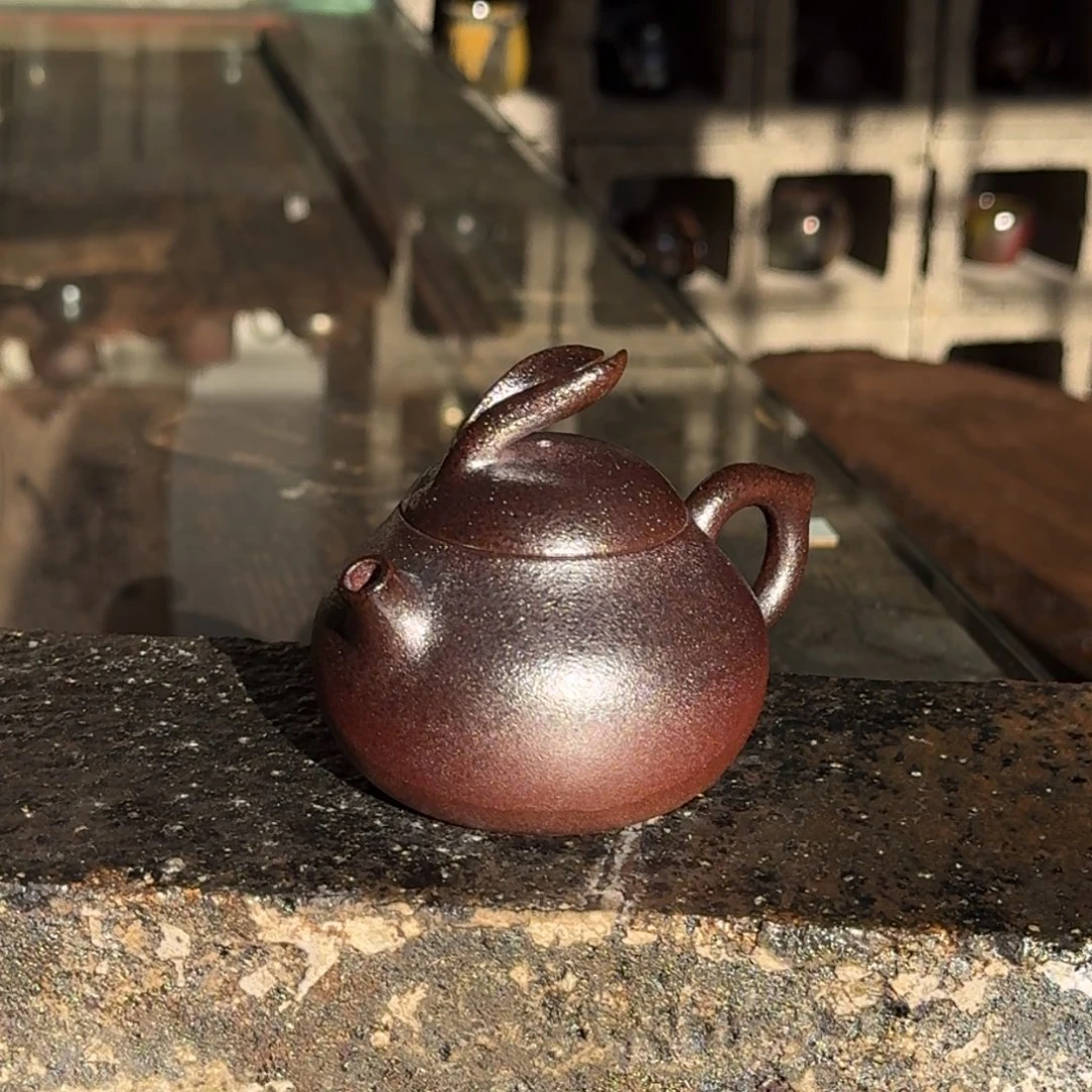 建水紫陶紫泥柴烧茶具