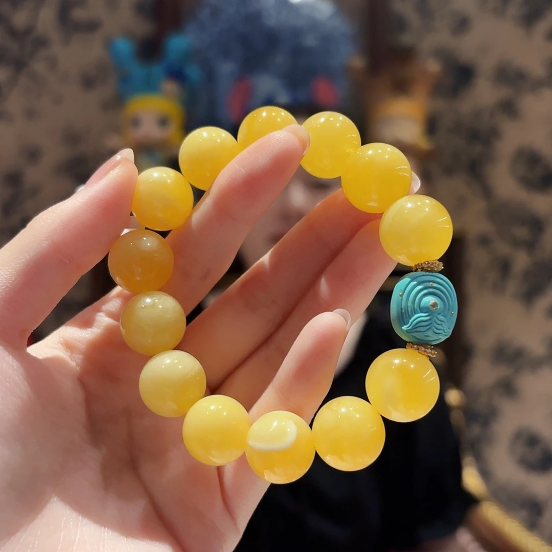 蜜蜡未镶嵌手链手串