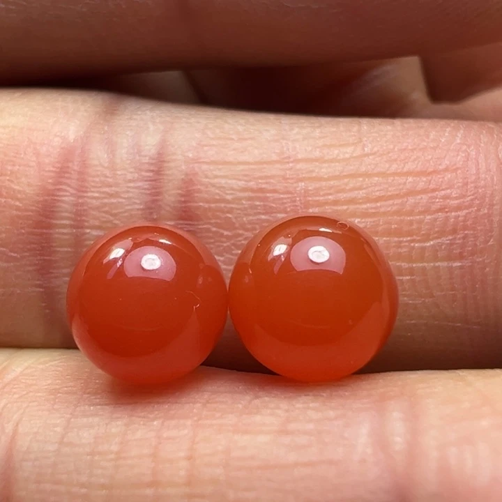 南红玛瑙未镶嵌珠子