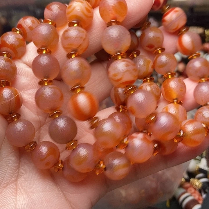 玛瑙/玉髓未镶嵌手链发一条