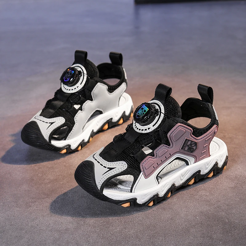 ABC男童凉鞋2025夏季新款中大童帅气防滑软底女童鞋子夏款沙滩鞋