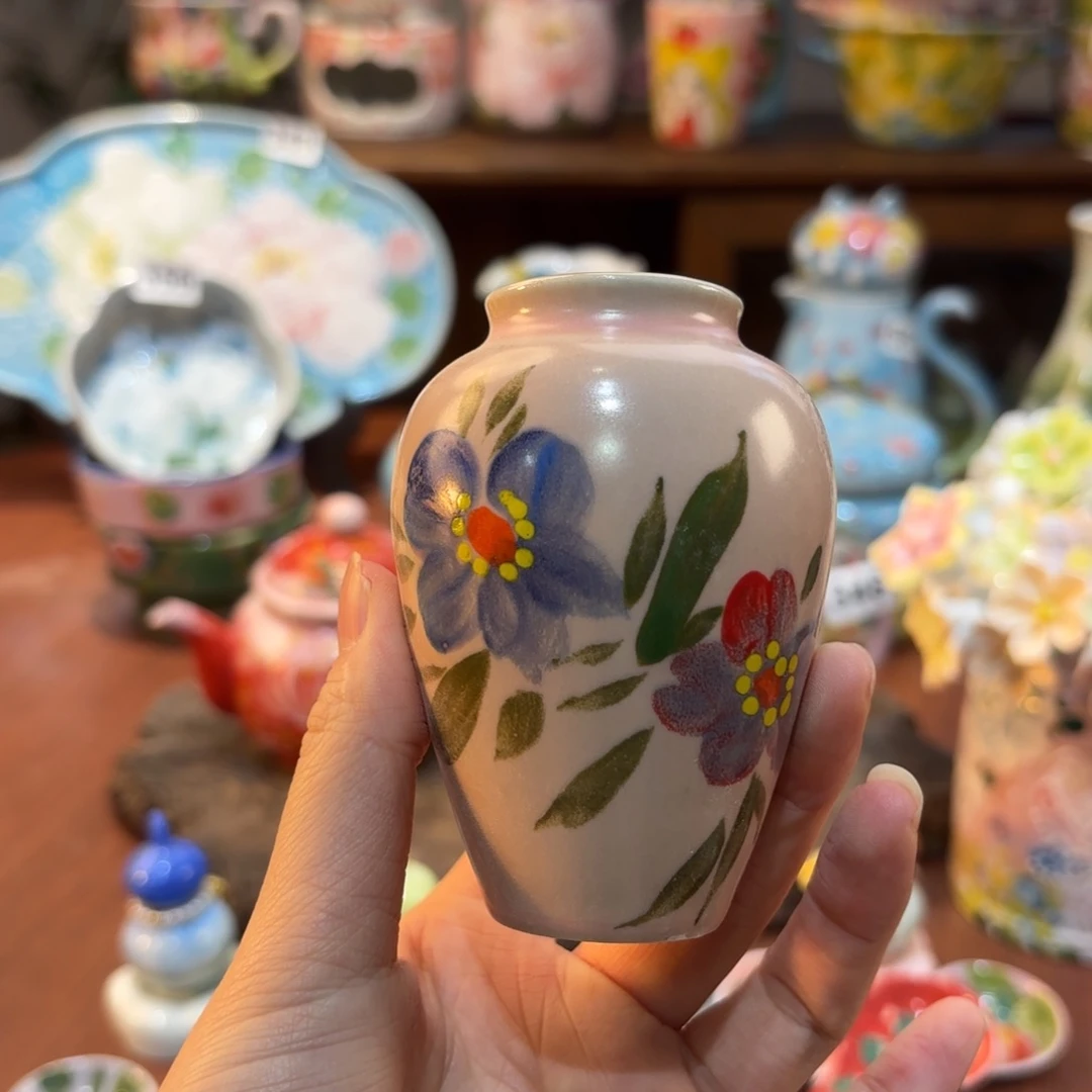 景德镇手绘高温釉下彩陶瓷茶具