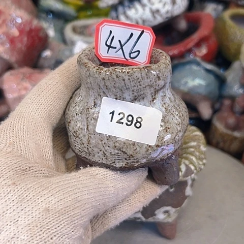 粗陶花盆手工花盆制作就这样