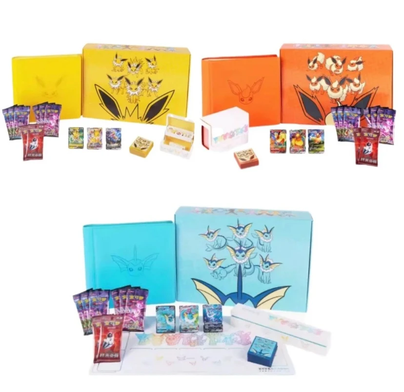 【芊欣】简中-TCG-伊布进阶大礼盒（盲盒拆盒拆包）