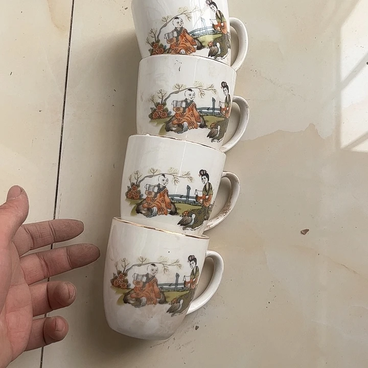 摆件，烧制问题都是正常的哈104瑕疵