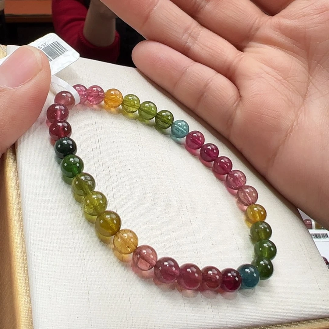 手串碧玺未镶嵌6mmmmmmm