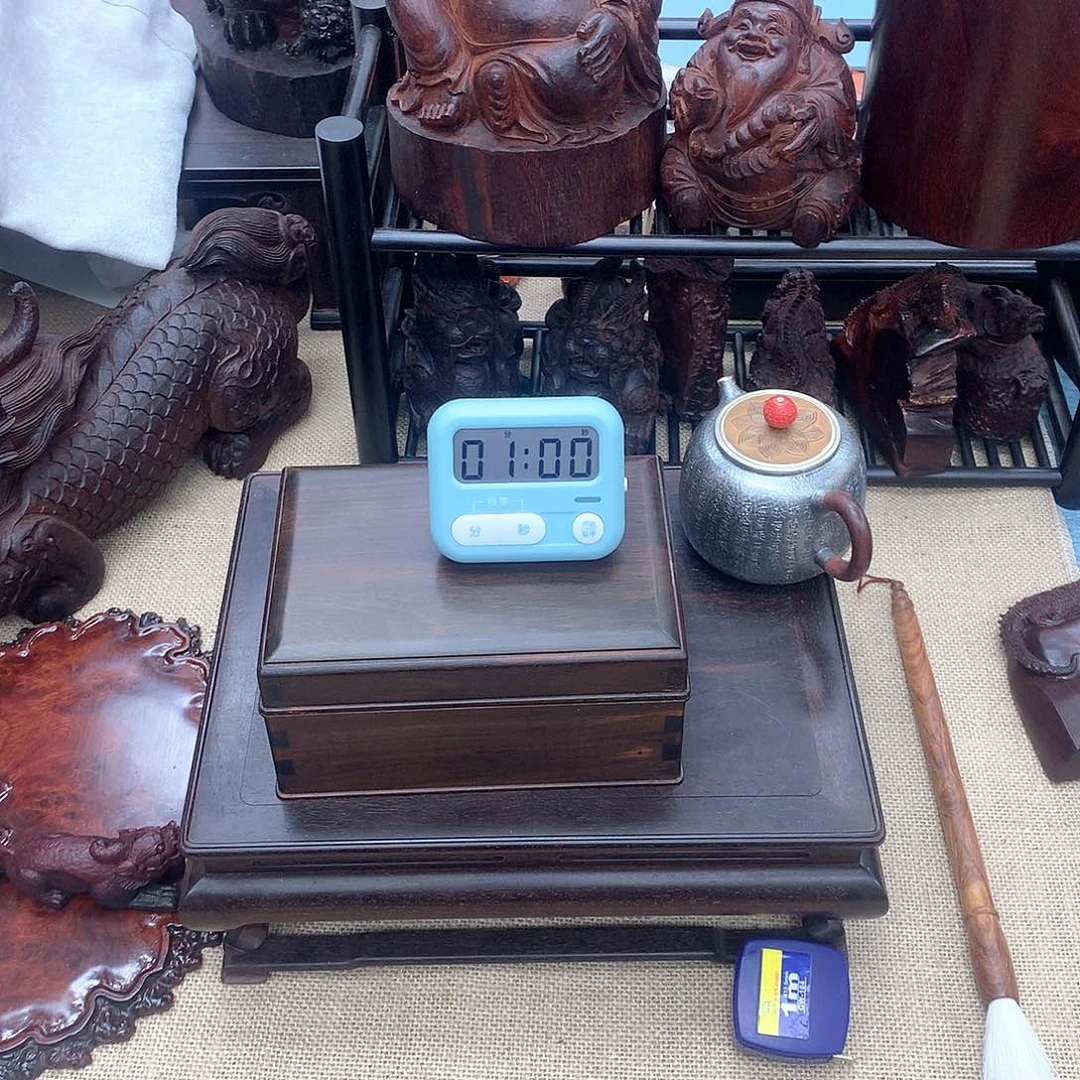 藤类用****9大红酸枝天地盖独板盒子