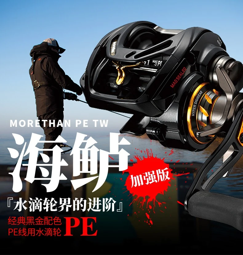 DAIWA达亿瓦猫赞水滴轮MORETHAN PE TW翘嘴海鲈远投海钓路亚渔轮