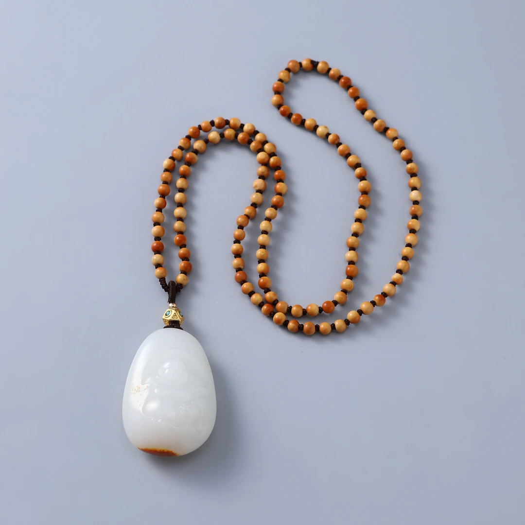 和田玉佛吊坠 4cm*2.5cm F7480