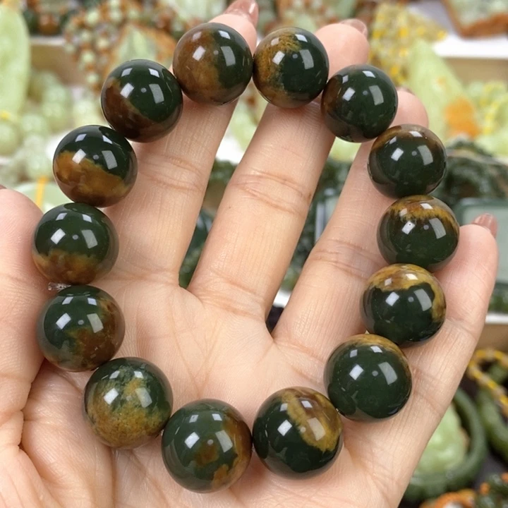 【闪购商品】透闪石质玉手串未镶嵌锦****斌