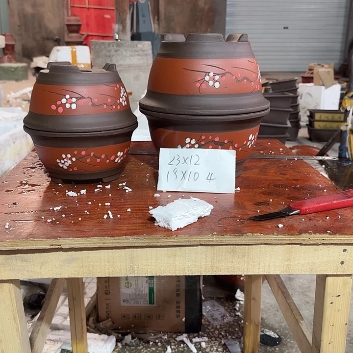 紫砂花盆紫砂花盆