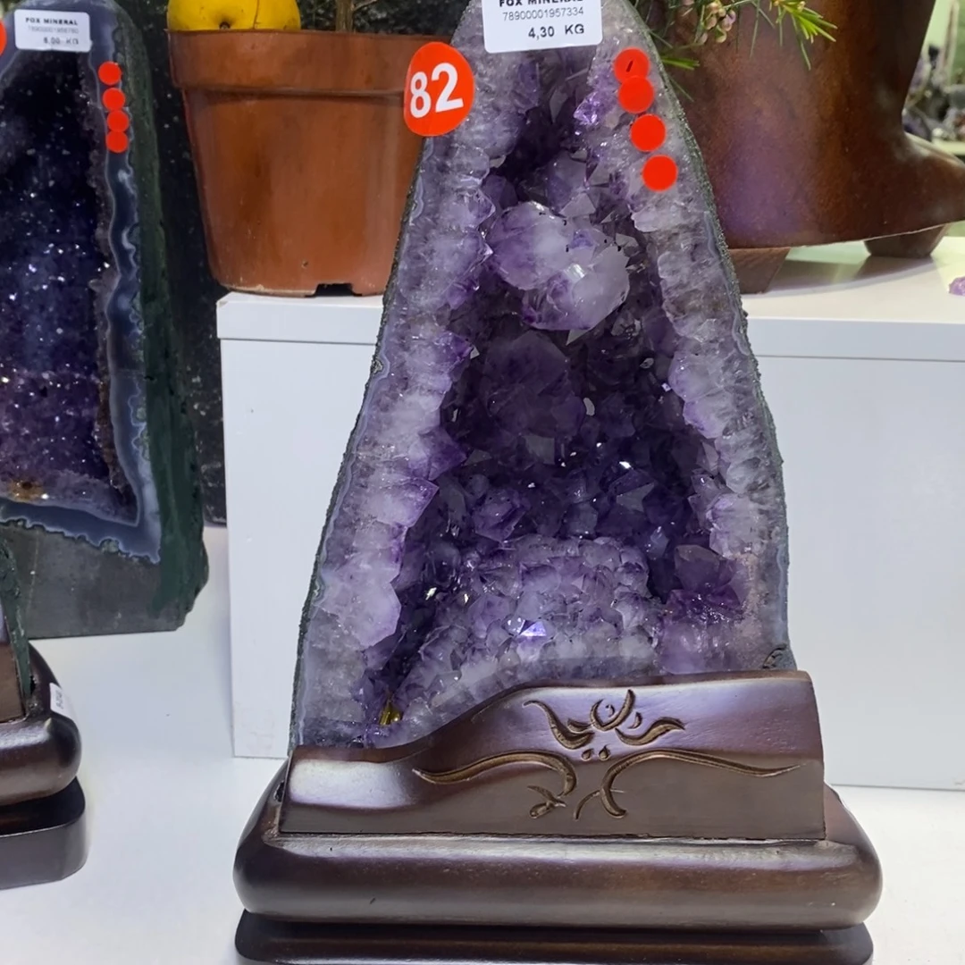 紫晶银S925镶嵌大型摆件（非配饰）