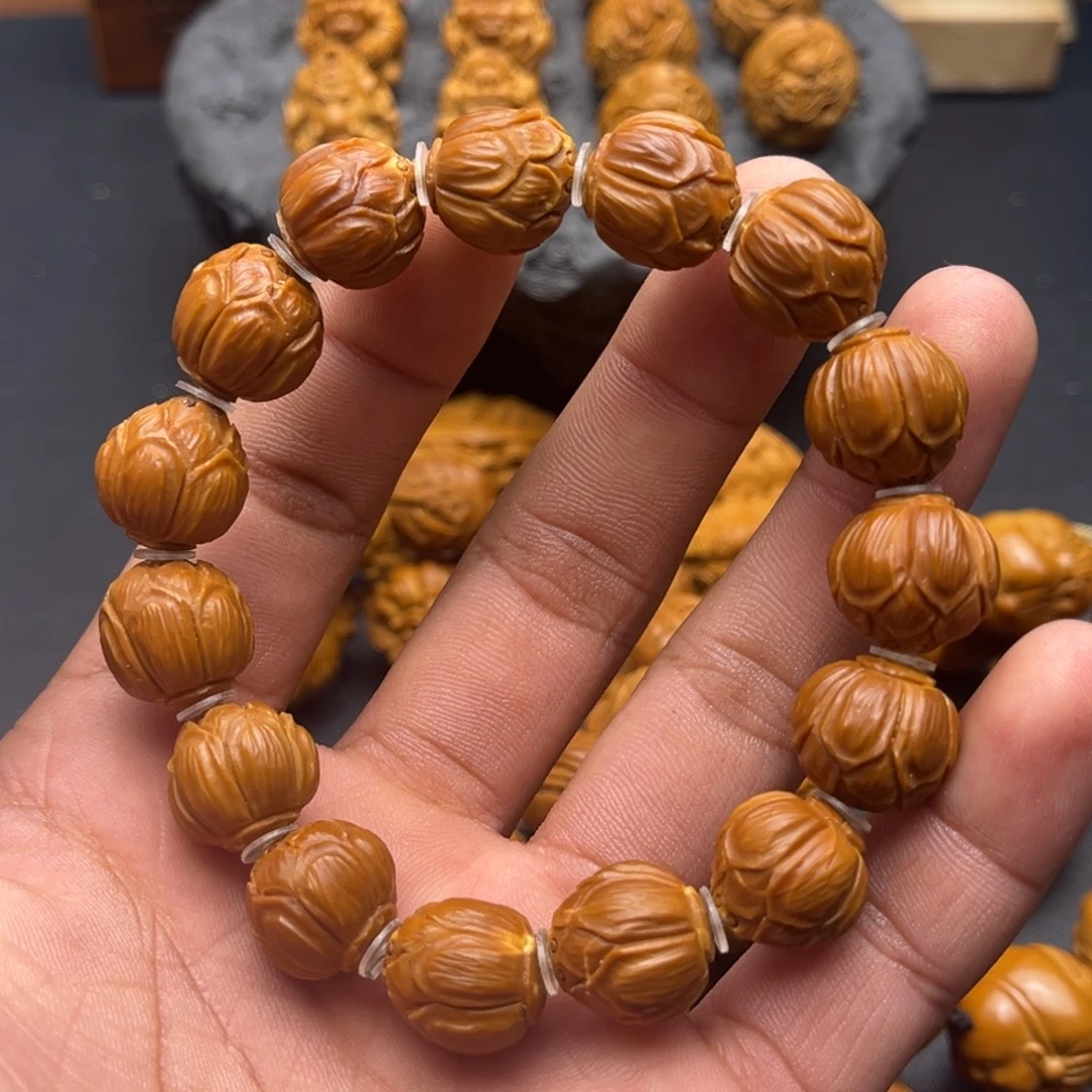 手串橄榄核小莲子