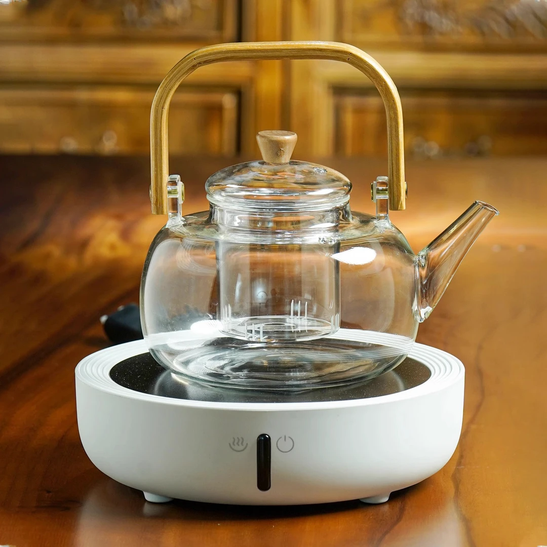 玻璃茶壶泡茶家用新款围炉煮茶器大容量小型电陶炉烧水壶茶具套装