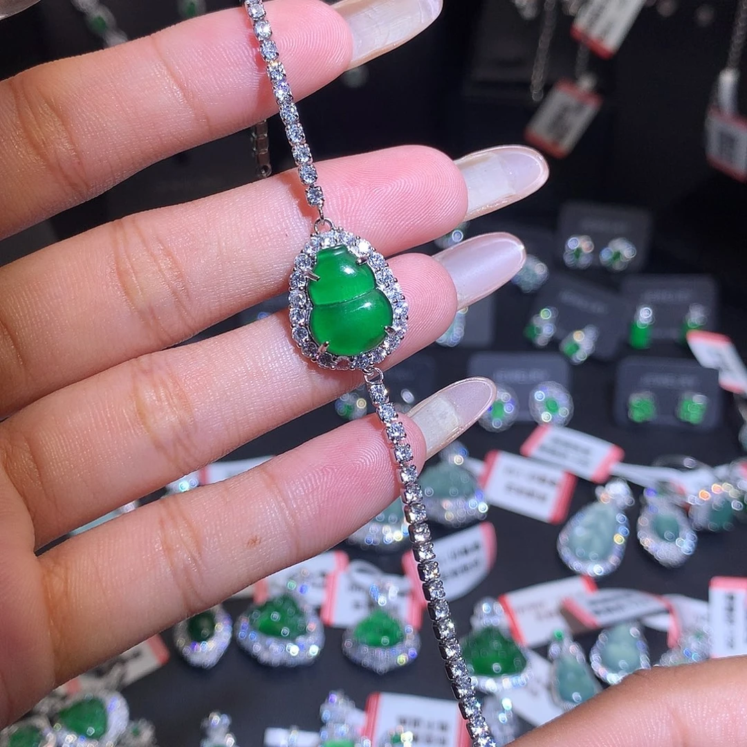 翡翠未镶嵌手链手链