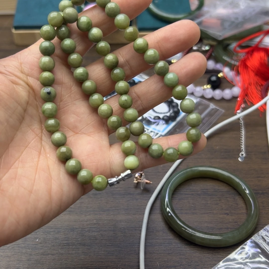 和田玉未镶嵌颈饰522