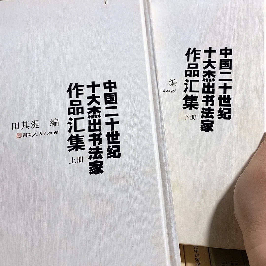 瑕疵锯口 二十世纪十大书法…上下