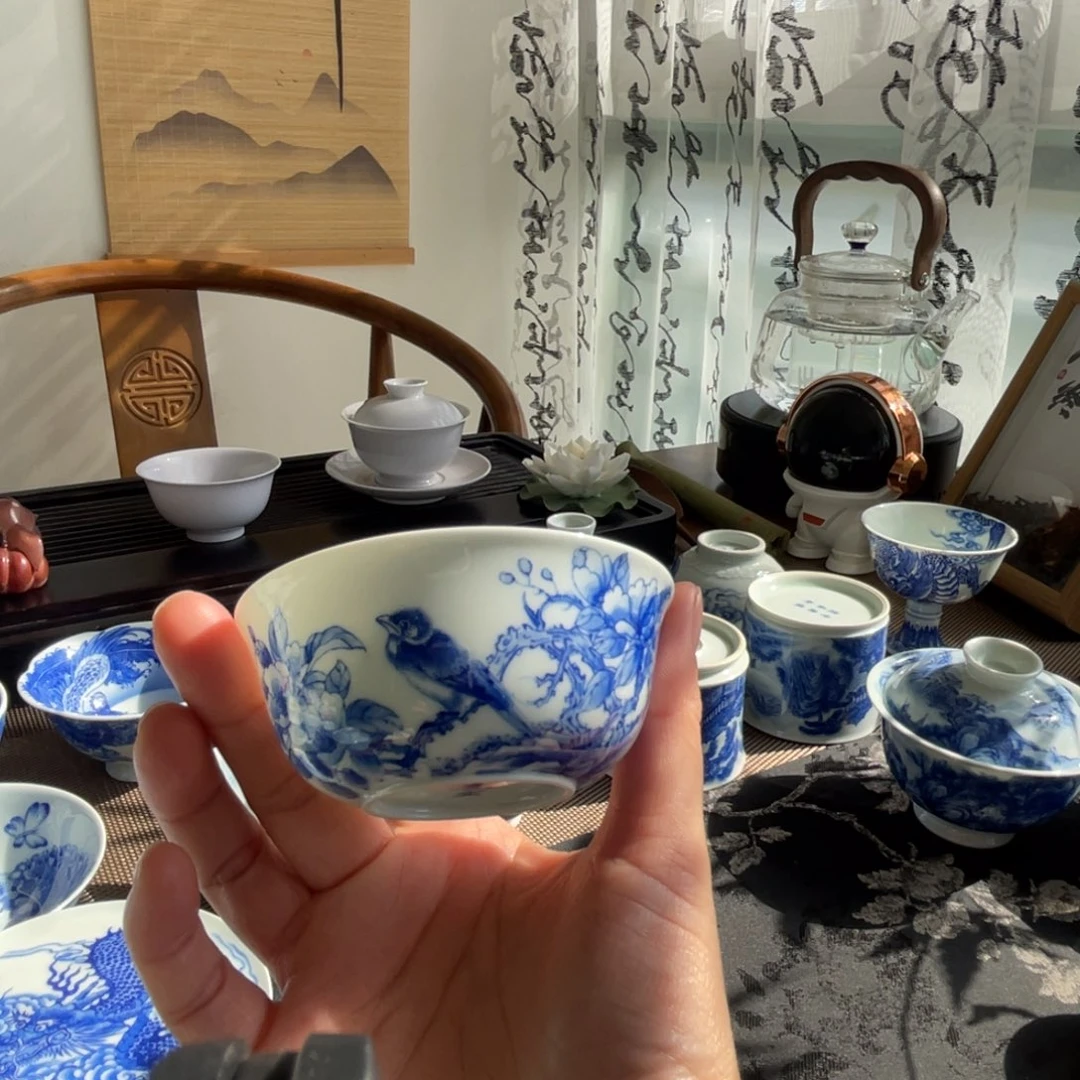 微微瑕花鸟杯杯杯杯