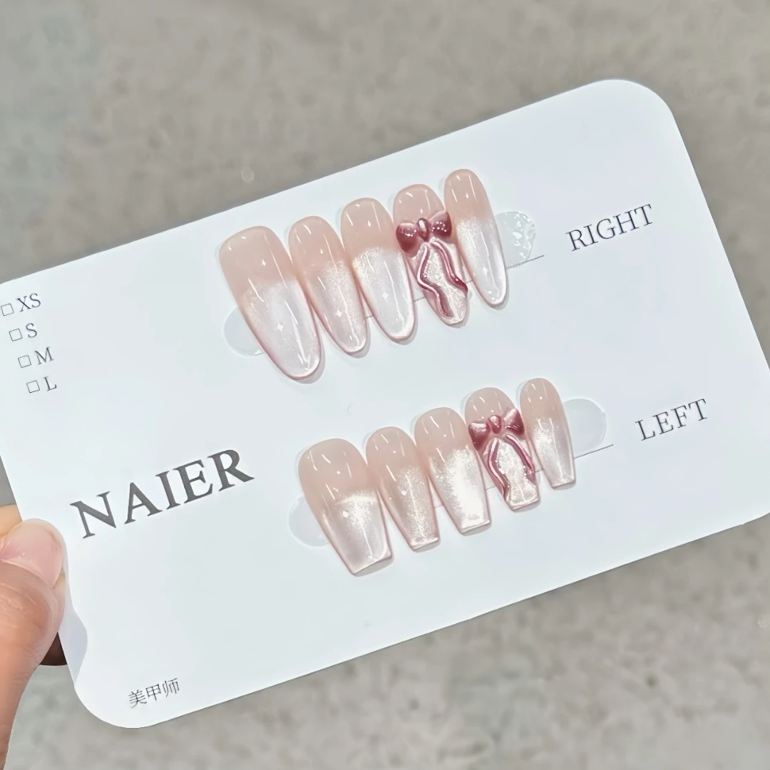 W.【蝴蝶结】纯手工穿戴甲