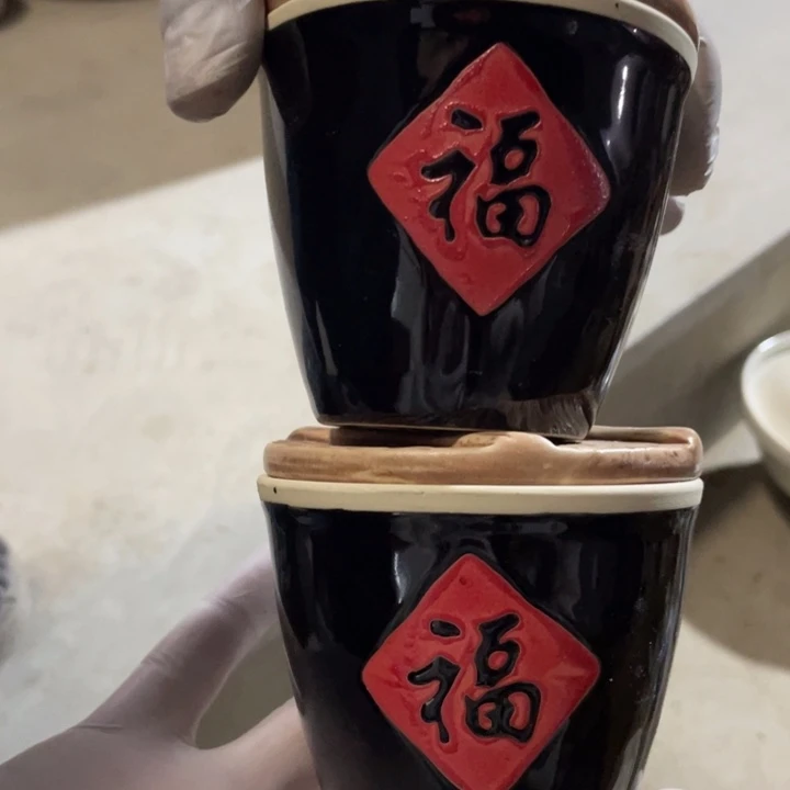 紫砂茶叶罐陶瓷艺术摆件