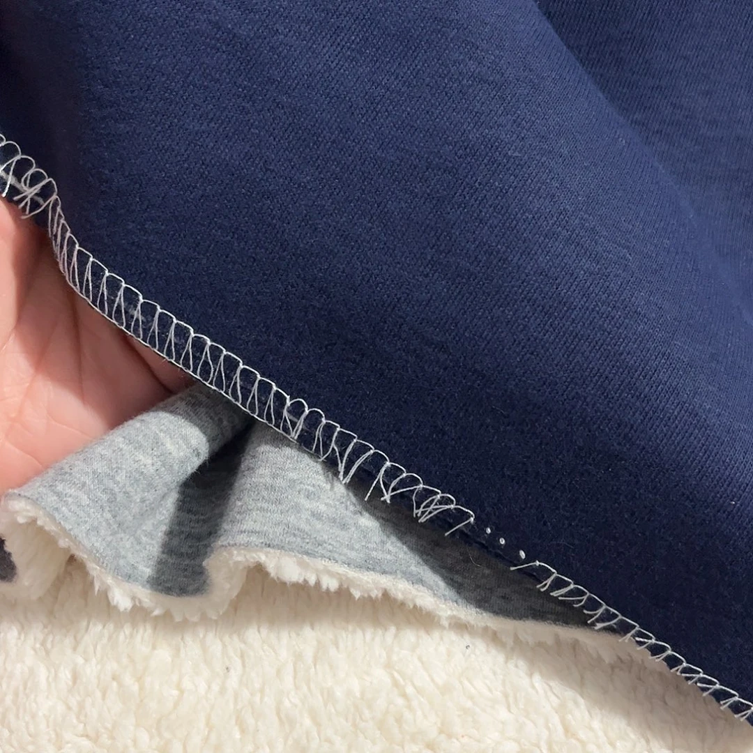 余***见藏蓝色奥利绒加螺纹20公分长