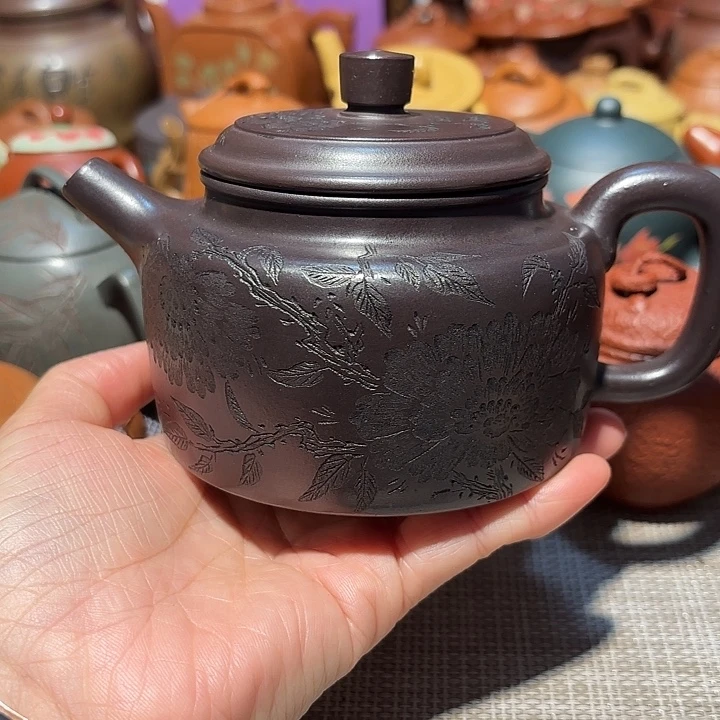 茶壶紫砂原矿宜兴紫砂微瑕