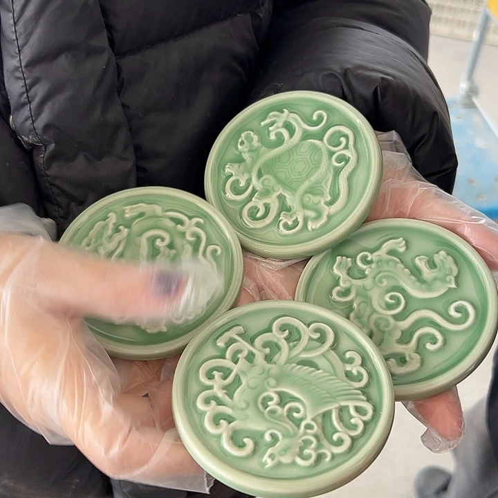 青瓷小米茶器龙泉青瓷