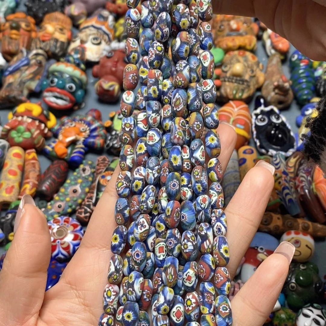 琉璃颈饰塞浦路斯千花链子一条