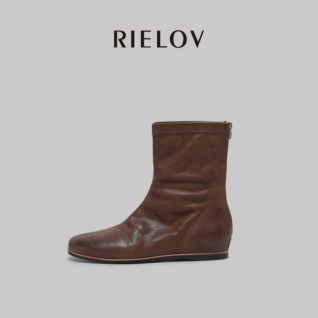 玲玲【RIELOV】增高1+2cm时尚潮流百搭女士时装靴623