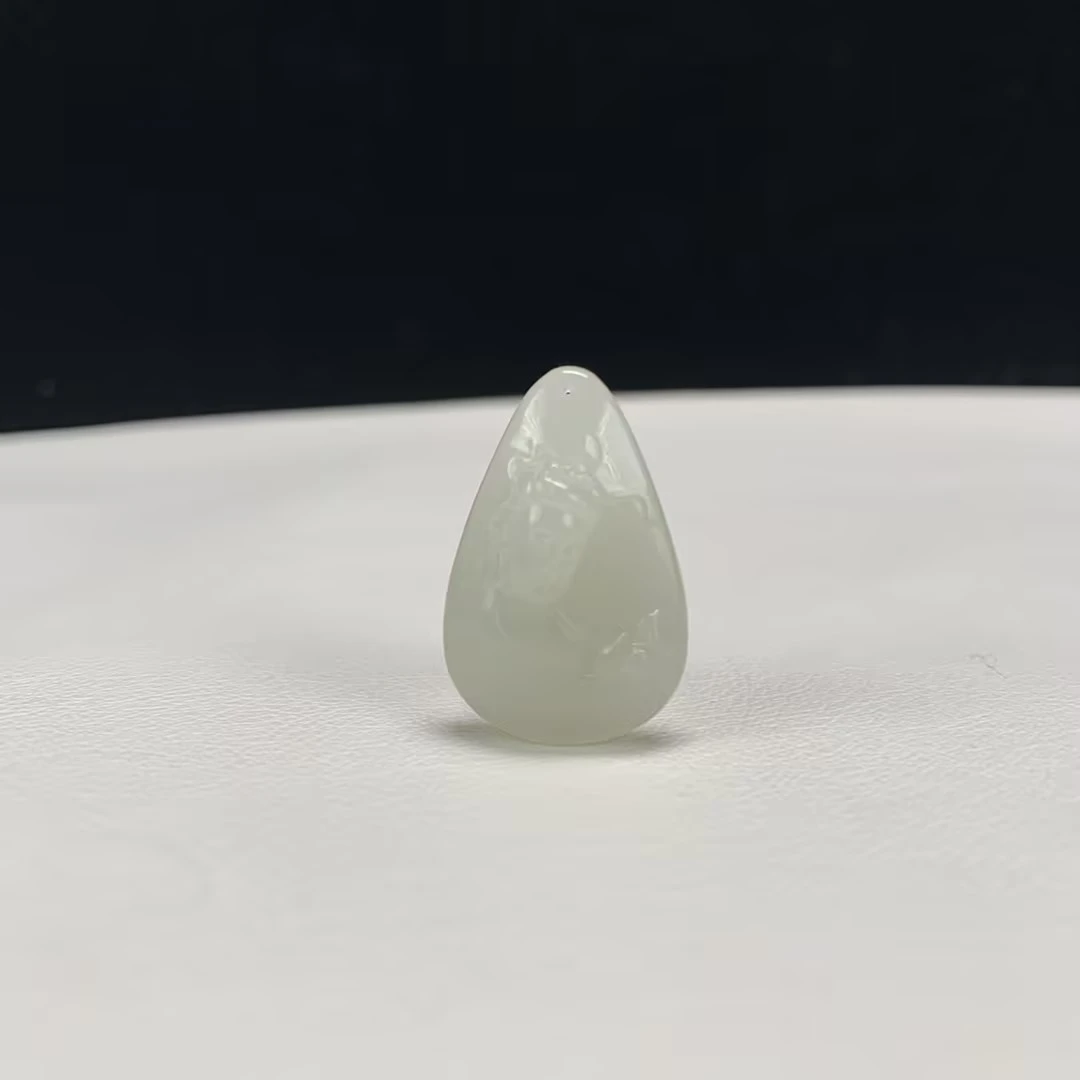 【豫人豫品】 和田玉吊坠观音h603