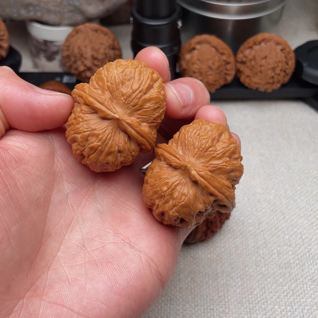 福***来文玩核桃把件元宝