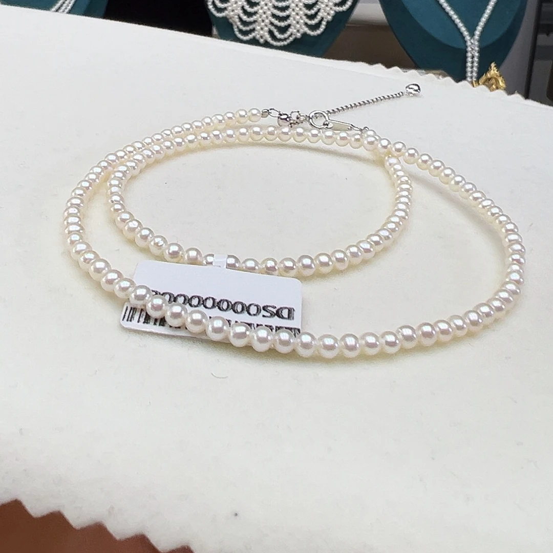 淡水珍珠银S925镶嵌颈饰➕3.4
