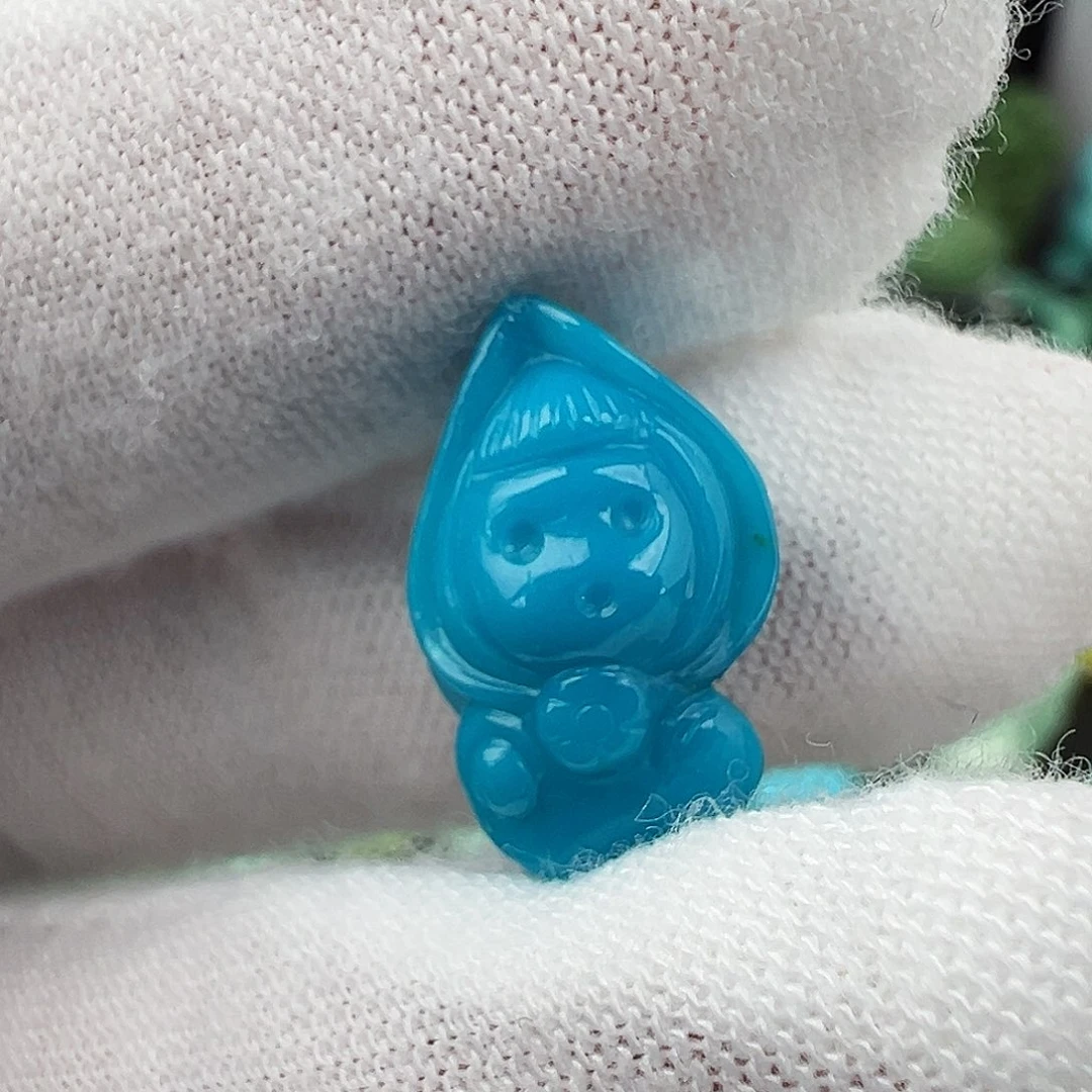 绿松石未镶嵌绿松石主播璐璐