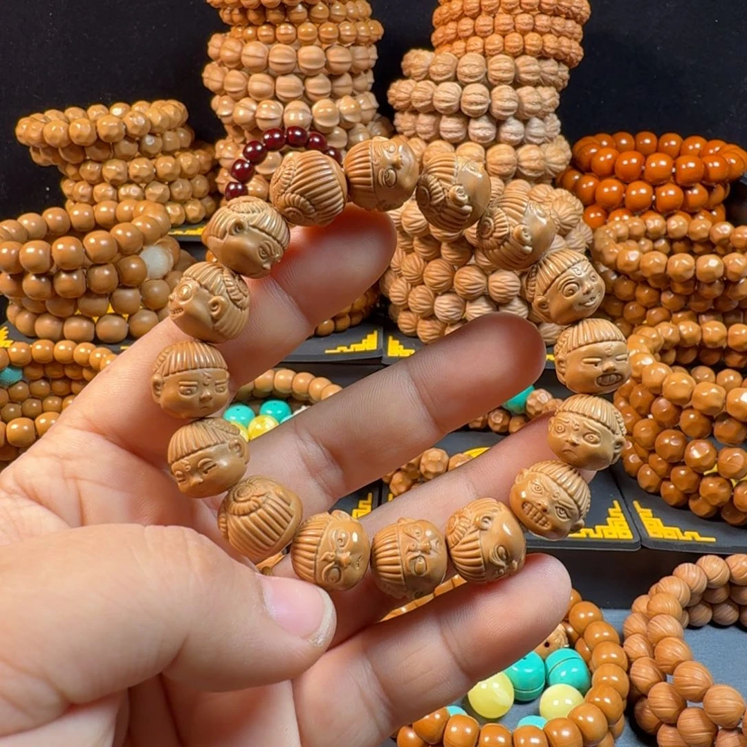 猴头核桃手串哪吒