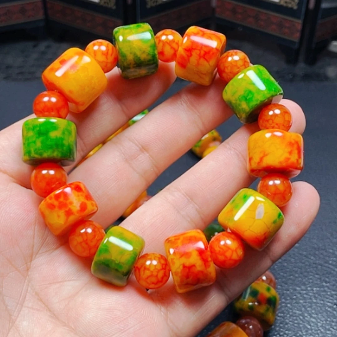 【闪购商品】玛瑙/玉髓颈饰未镶嵌雪山重楼15