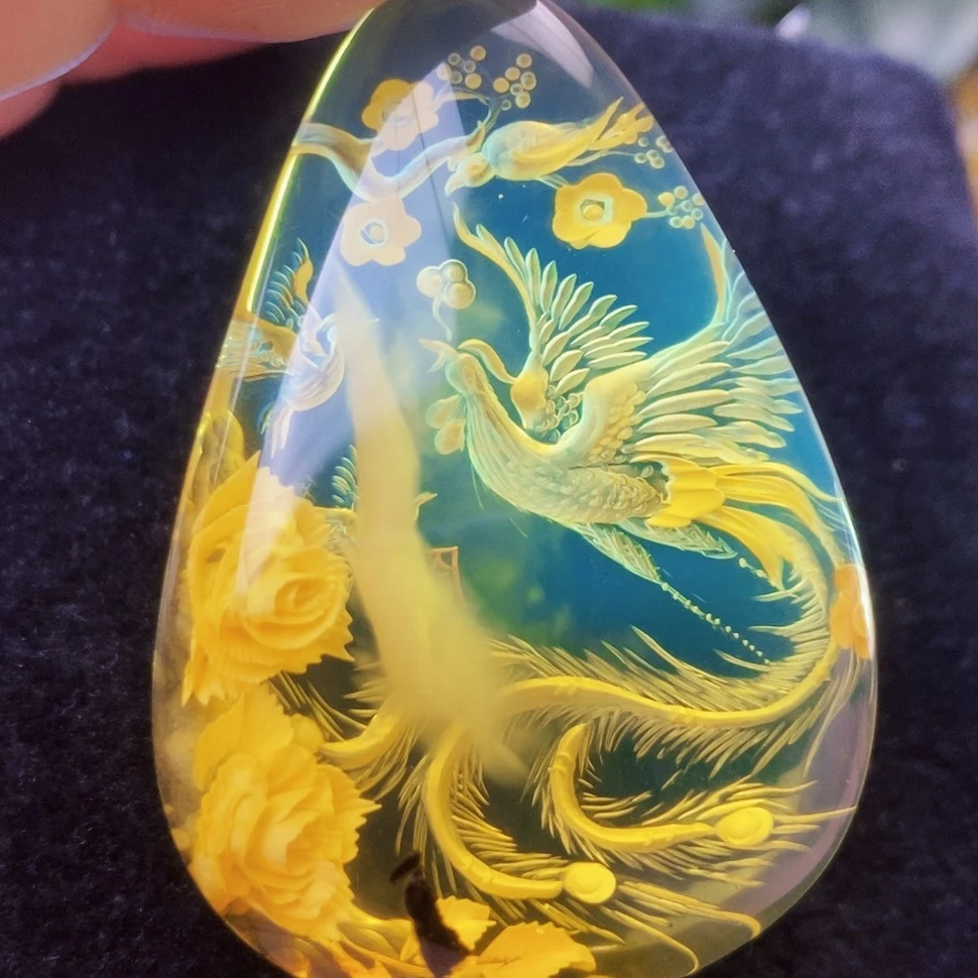 【闪购商品】金珀吊坠(不含链)未镶嵌
