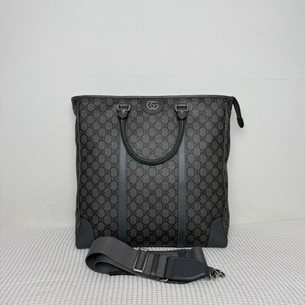 99新 GUCCI/古驰 5794/男士经典时尚新款双G印花托特包