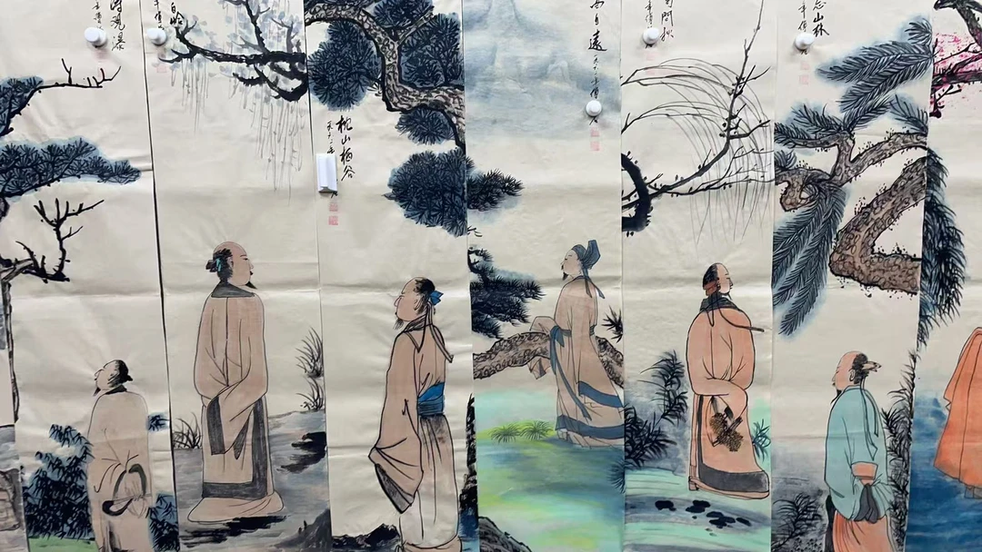 【优斯特】精品十二条屏装饰画通用链接