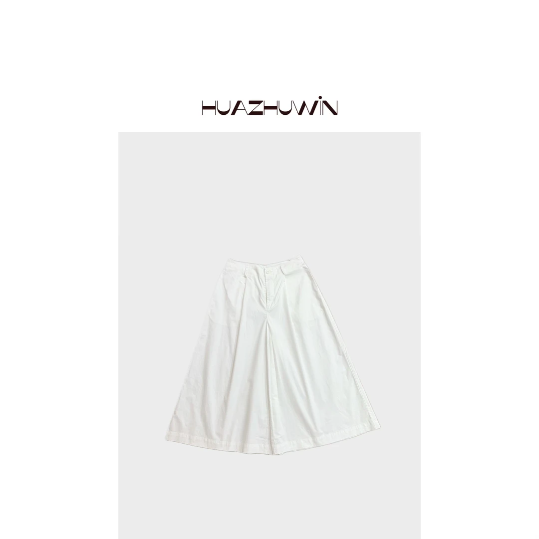 HZ-原单轻薄款8分阔腿休闲裤