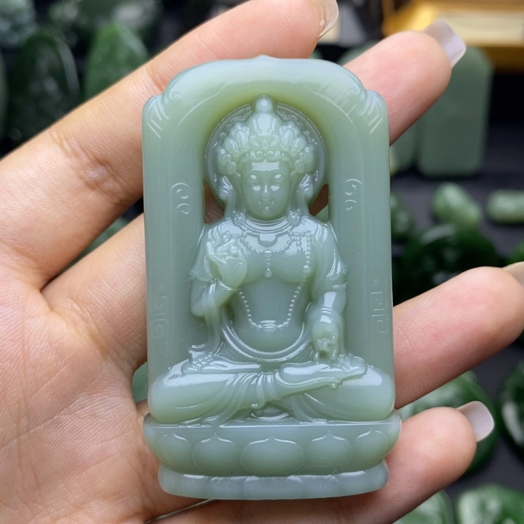 未镶嵌和田玉（碧玉）挂件