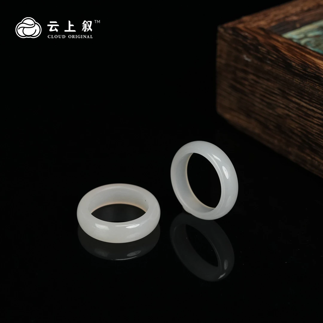 【云上叙】 18 QJDXYGD00013 和田玉戒圈-多样性发其一