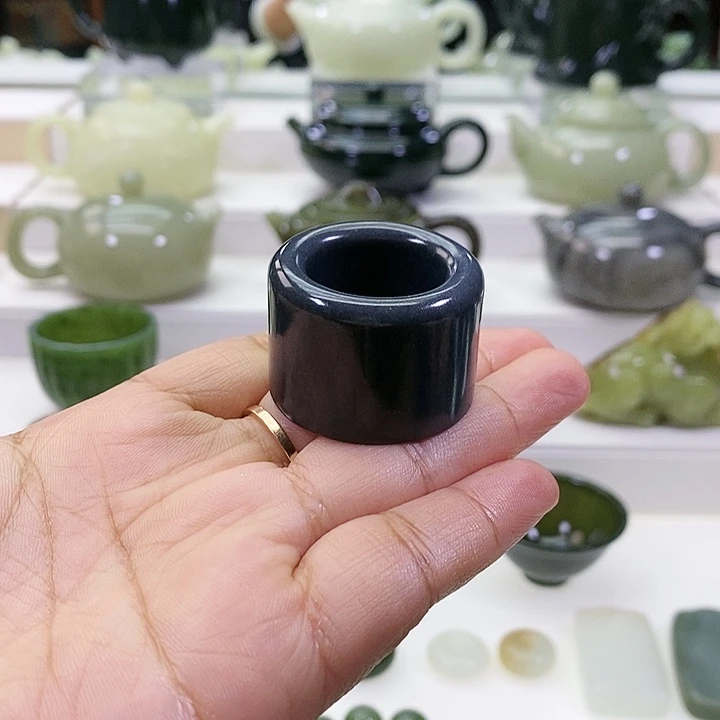 未镶嵌和田玉挂件扳指22