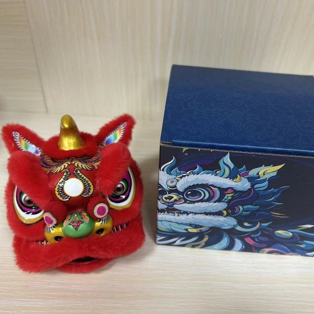 ［南狮雄狮一系列］中控台财源醒狮摆件