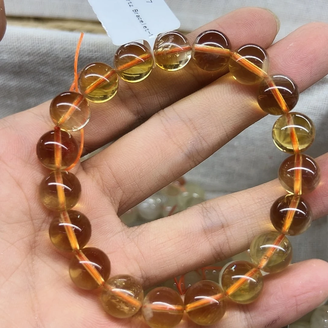 未镶嵌手链水晶极品黄塔晶