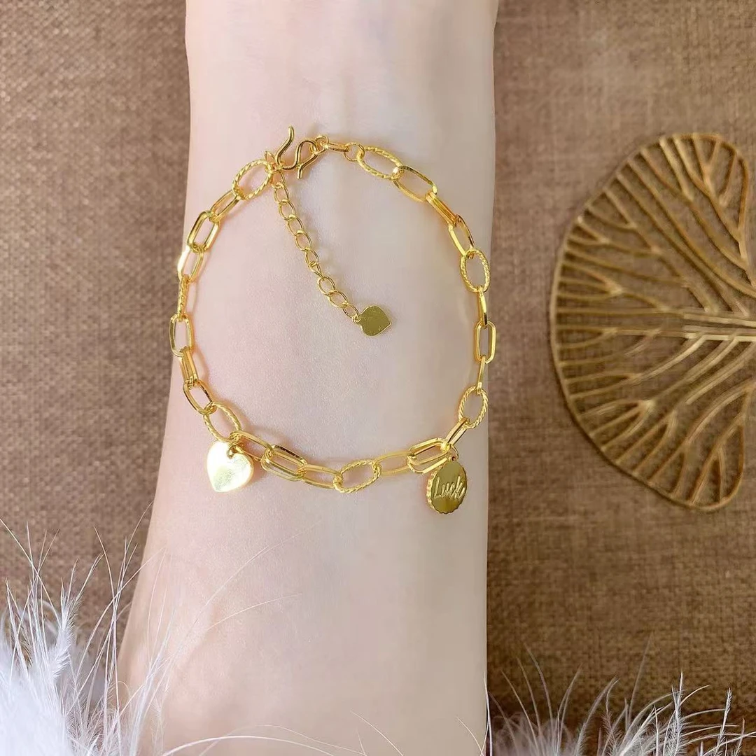 【伟新源】 足金999 5G工艺 卡家幸运手链7.49克