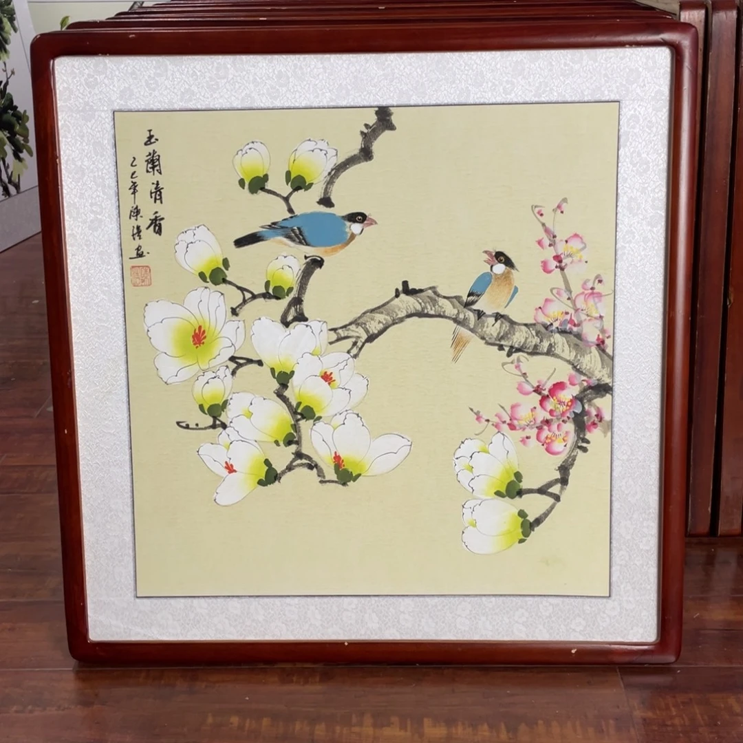 国画带框尺寸63*63厘米