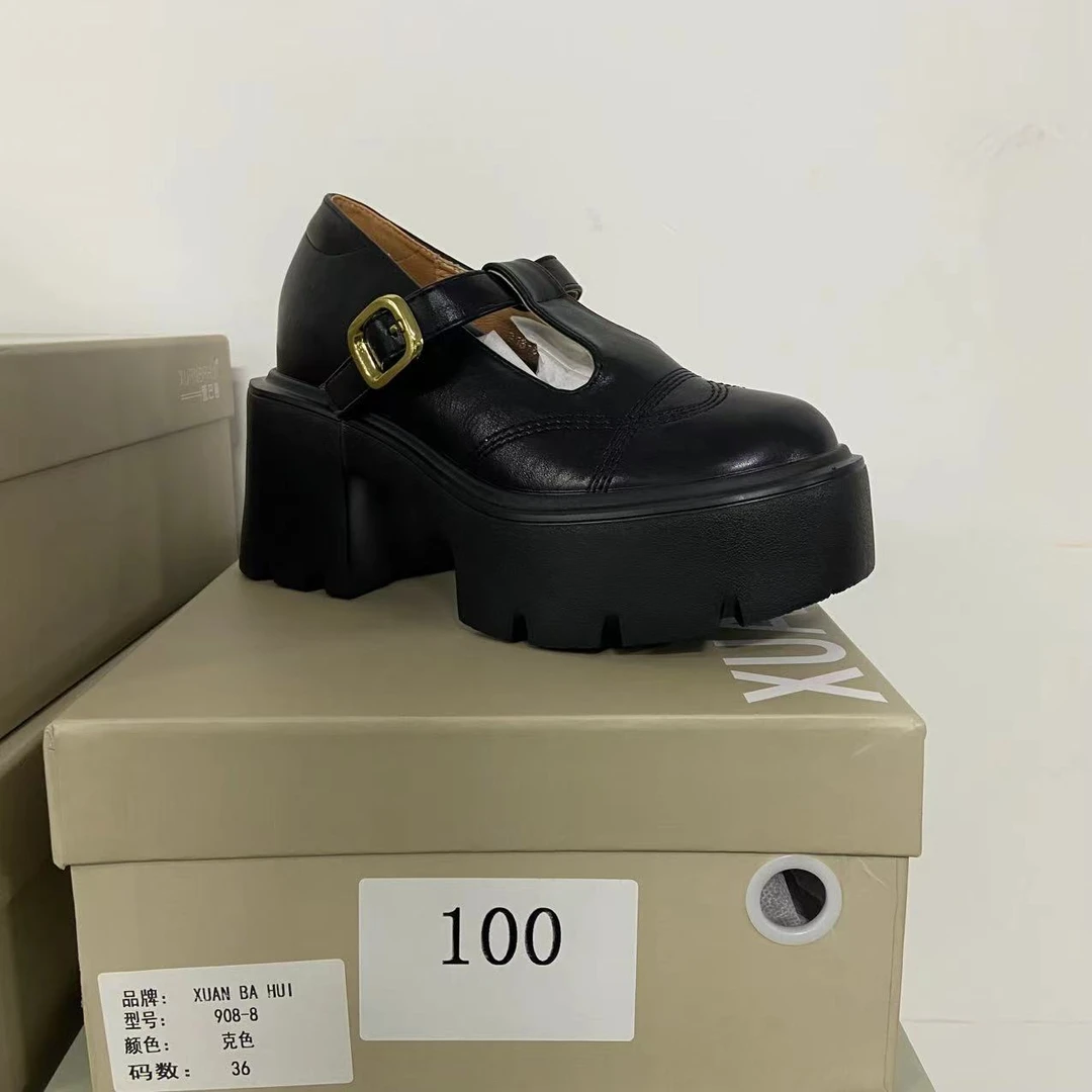 【清仓】2025小个子厚底平增高百搭女鞋100