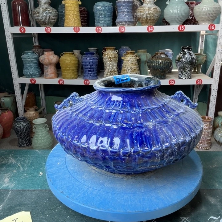 @***夏景德镇陶瓷花盆花器526