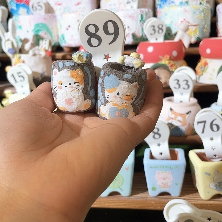 89……手工手绘花盆